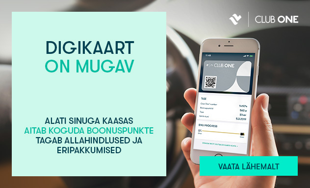 Digikaart on mugav